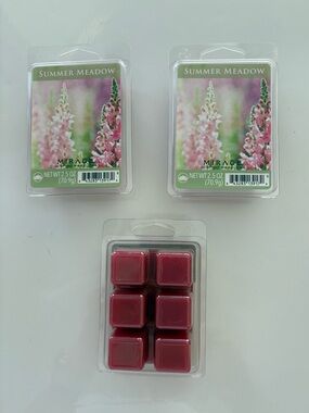 NWOT Lot of 3 Mirage Summer Meadow Scented Wax Cubes
